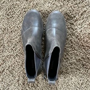 Sorel Leather Chelsea Boot, Gray, size 9m